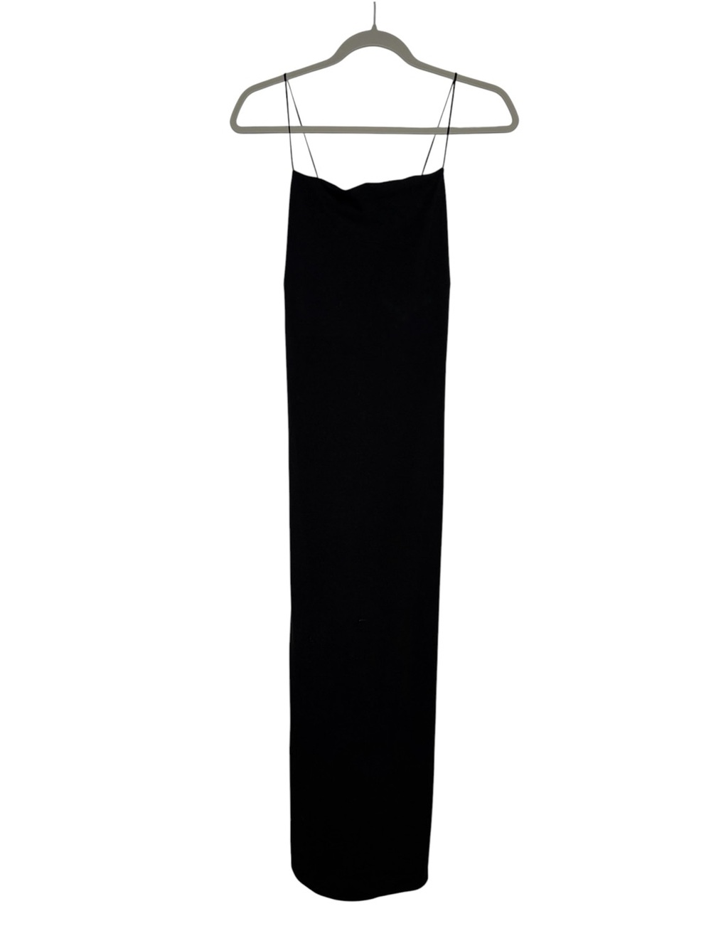 COS Black Slip Maxi Skirt with Spaghetti Straps Size Large